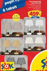 KREM DESENLİ GOLD AYAK 2'Lİ KONİK